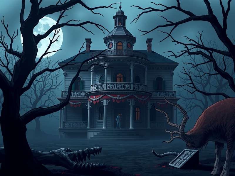 Eerie Abode Exploration puzzle solving mechanic